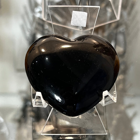 Rainbow Obsidian Heart