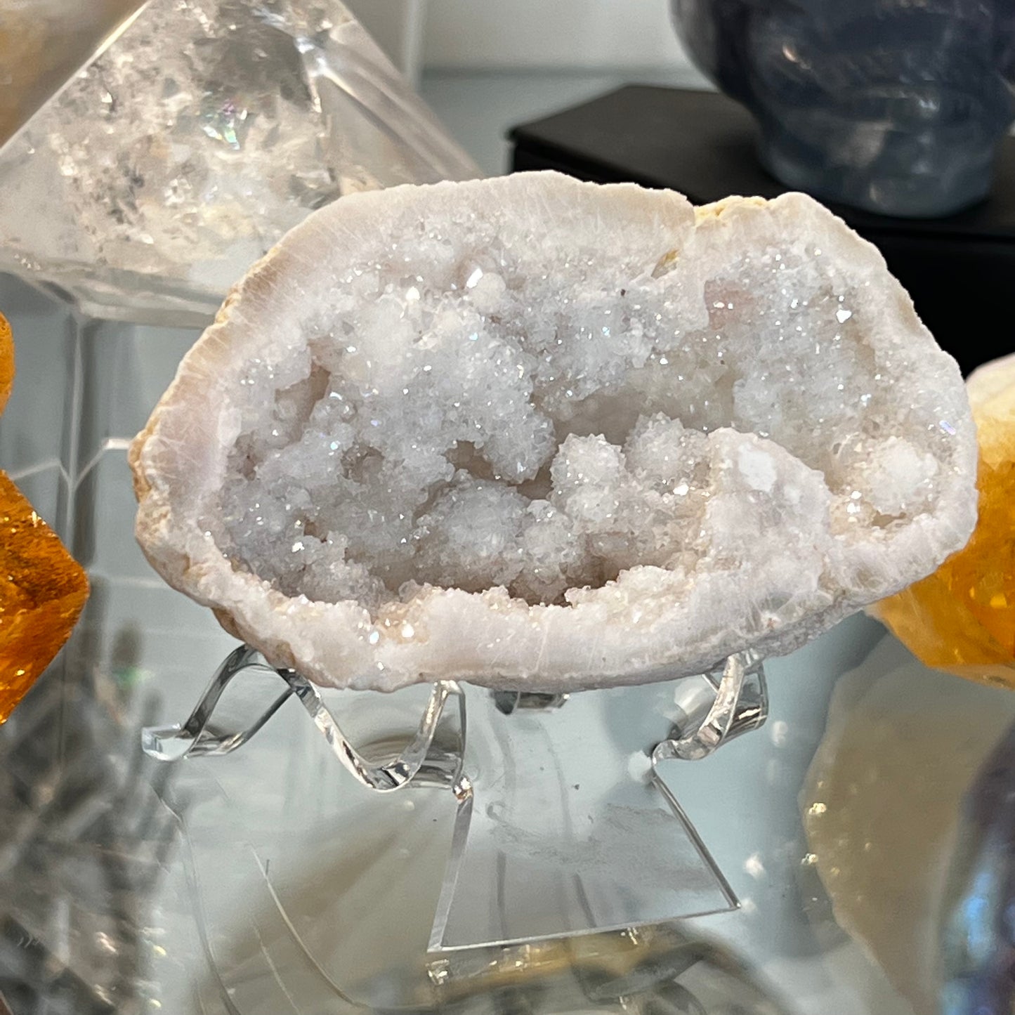 Aura Quartz Geode