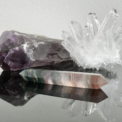 Fluorite Double Terminated Wand