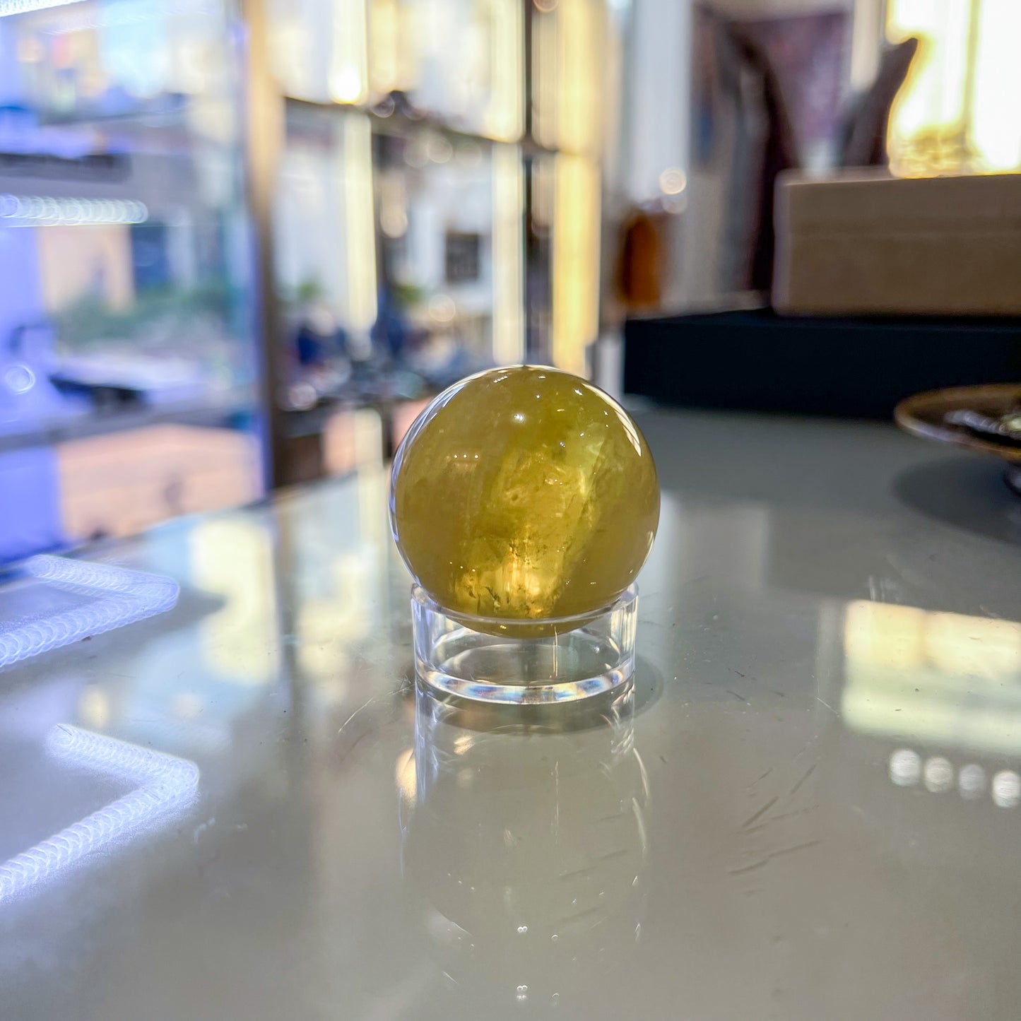 Natural Citrine Sphere