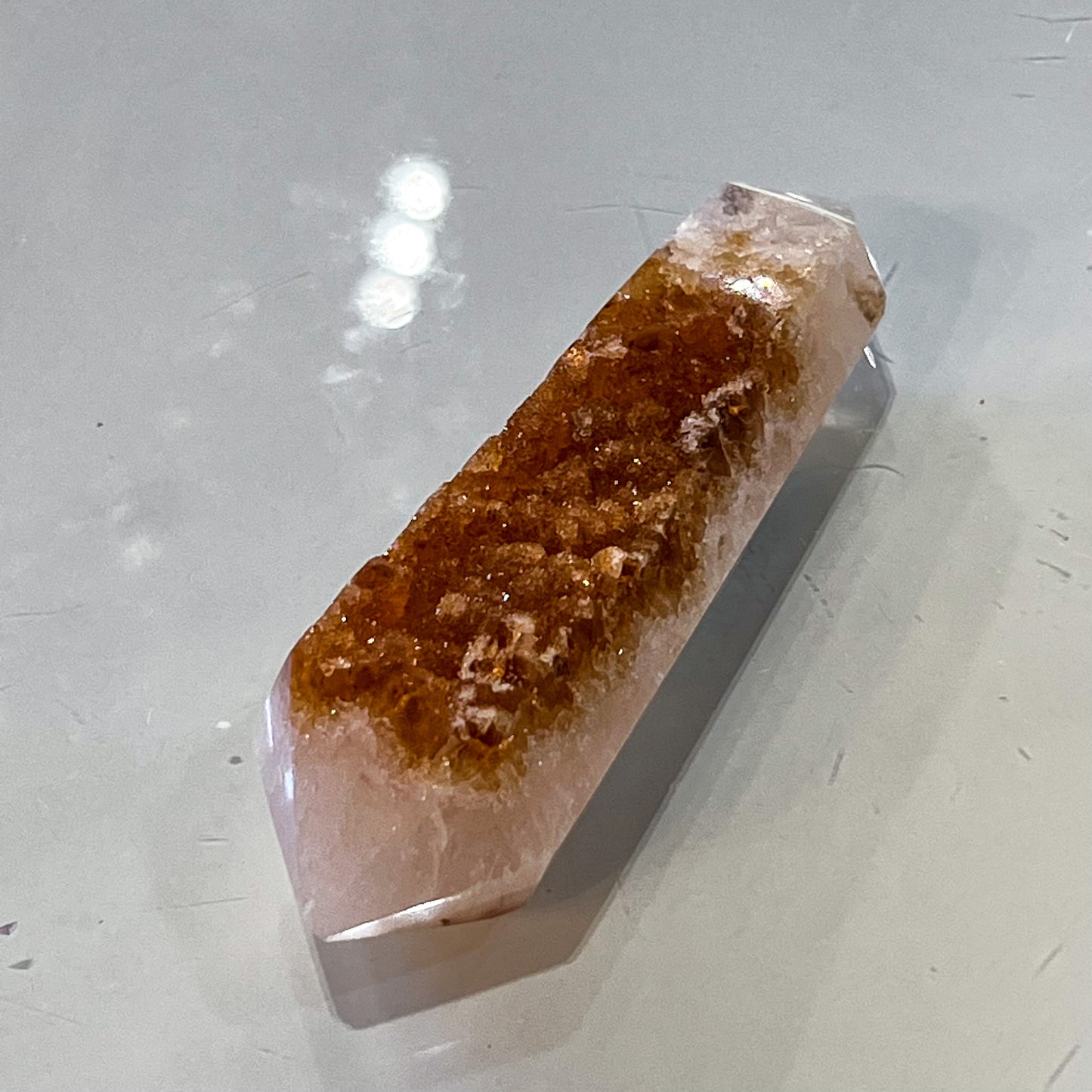 Citrine Druzy Wand