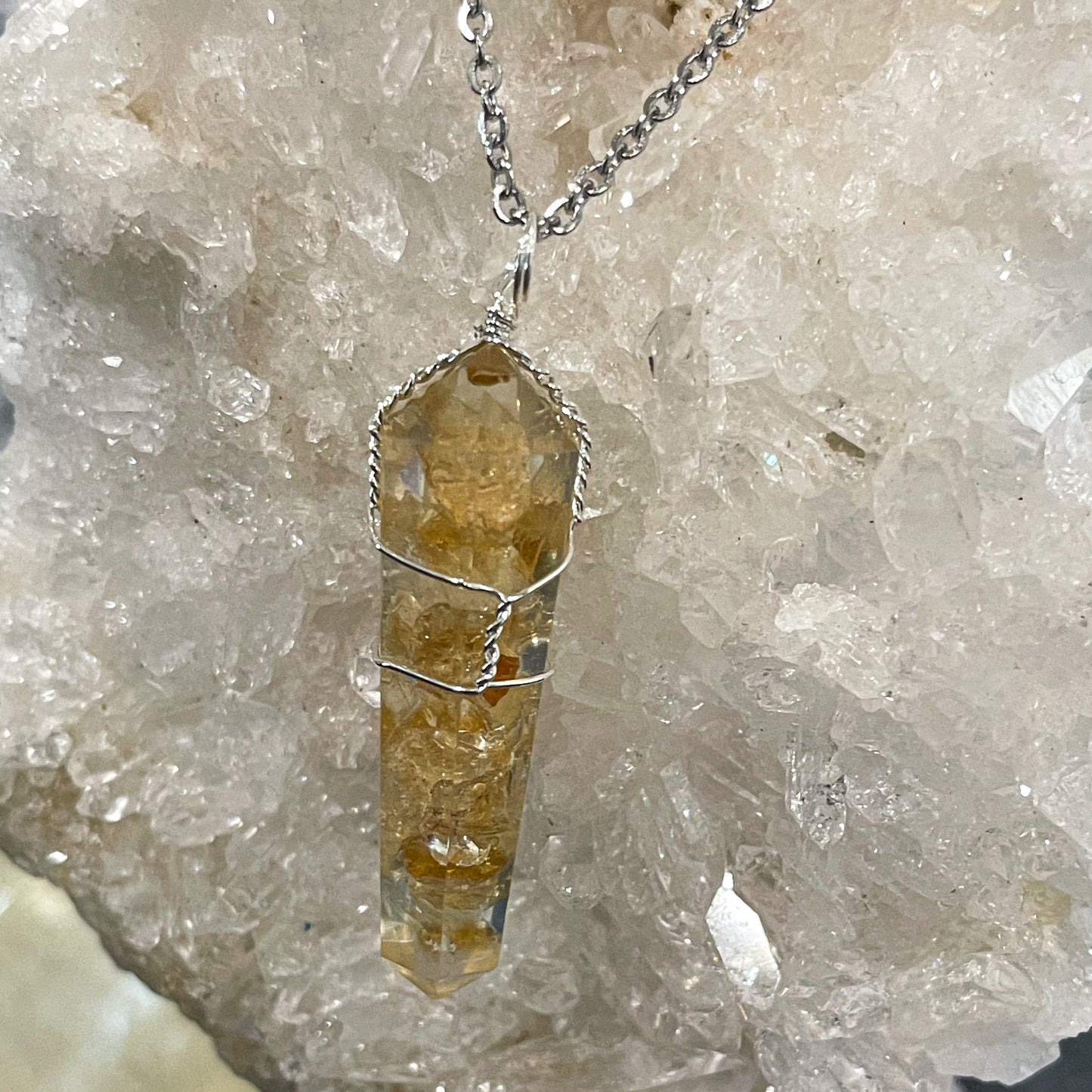 Citrine Orgone Necklace