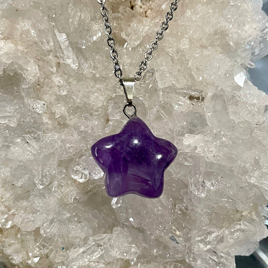 Amethyst Star Necklace