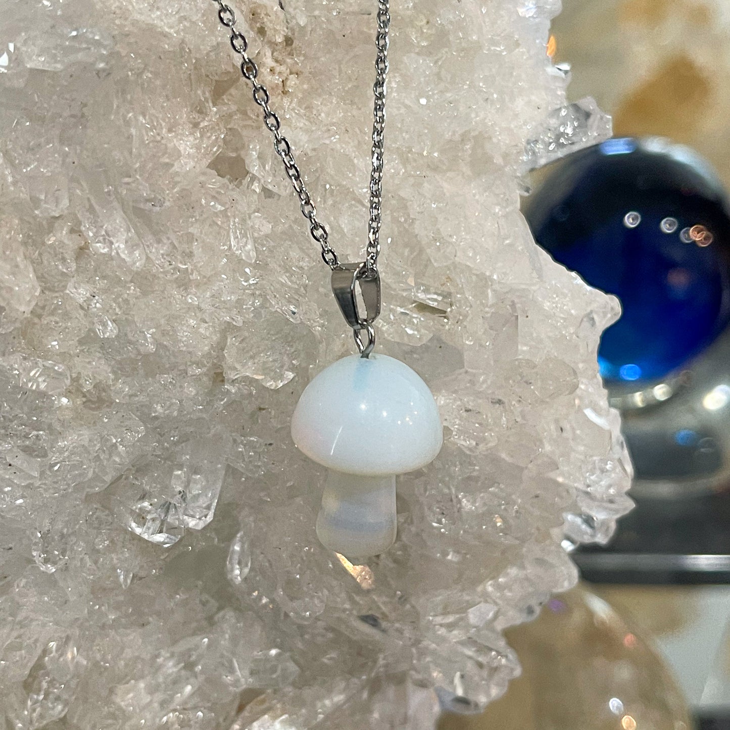 Opalite Mushroom Necklace