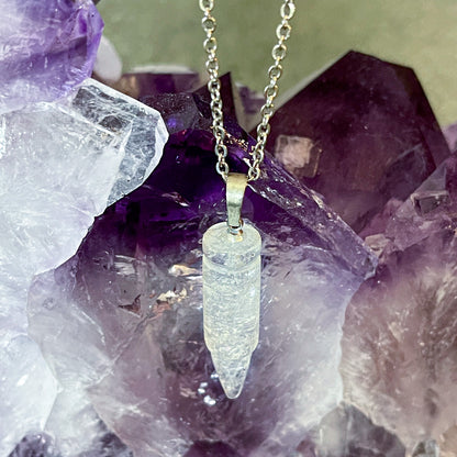 Quartz Bullet Necklace