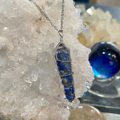 Lapis Orgone Necklace