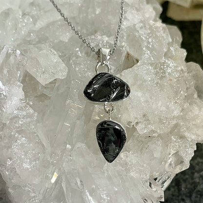 Shungite Sterling Silver Necklace