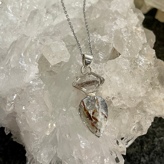 Herkimer Diamond & Astrophyllite