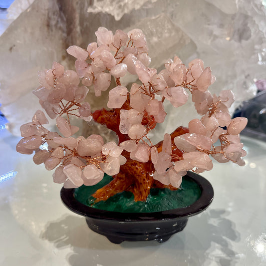 Rose Quartz Gem Tree