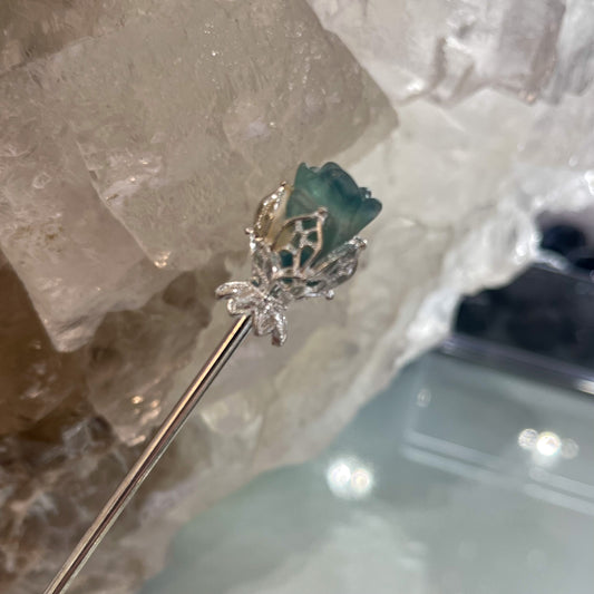 Fluorite Hair Pin