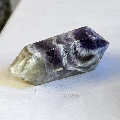 Banded Amethyst Double Terminated Wand