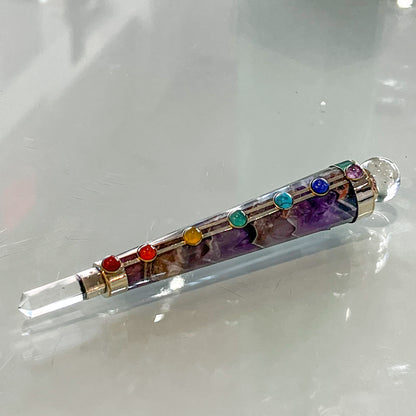 Amethyst Chakra Wand