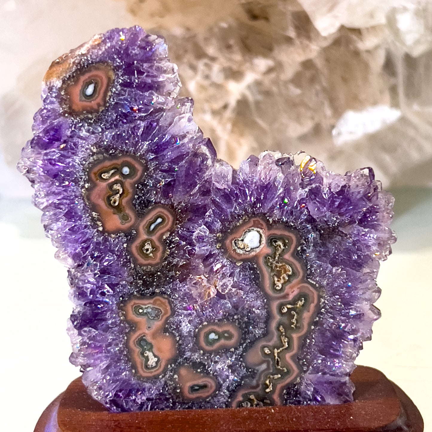 Amethyst Stalactite Slice