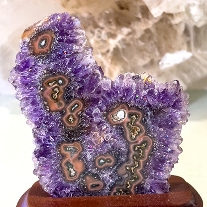 Amethyst Stalactite Slice