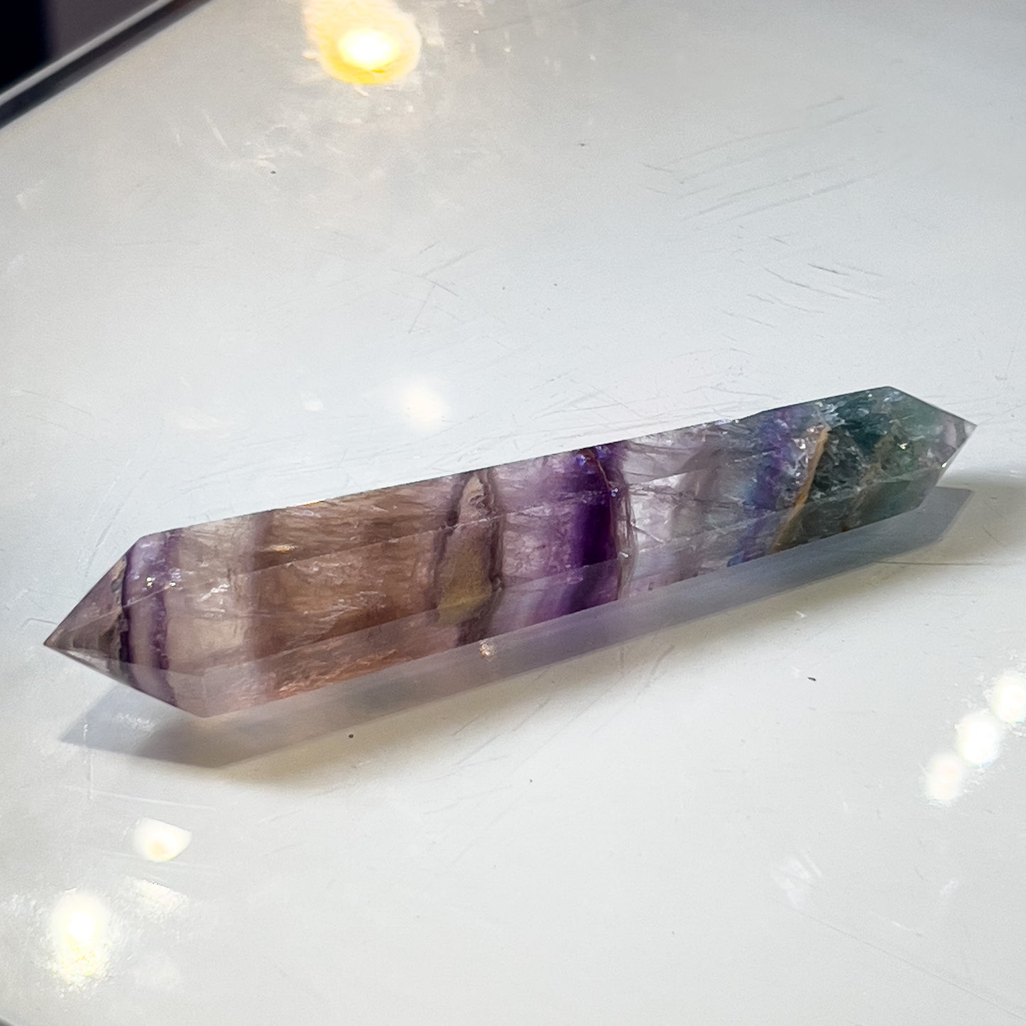 Fluorite Double Terminated Wand