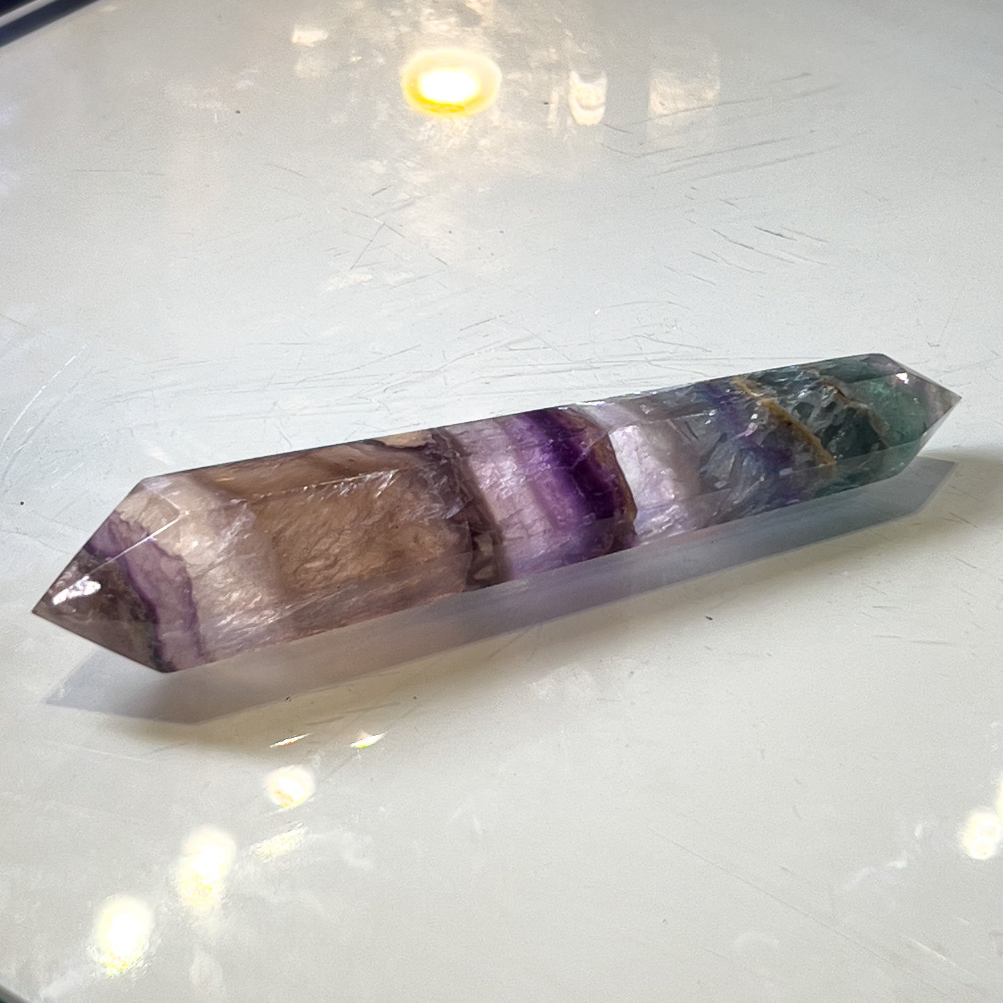 Fluorite Double Terminated Wand