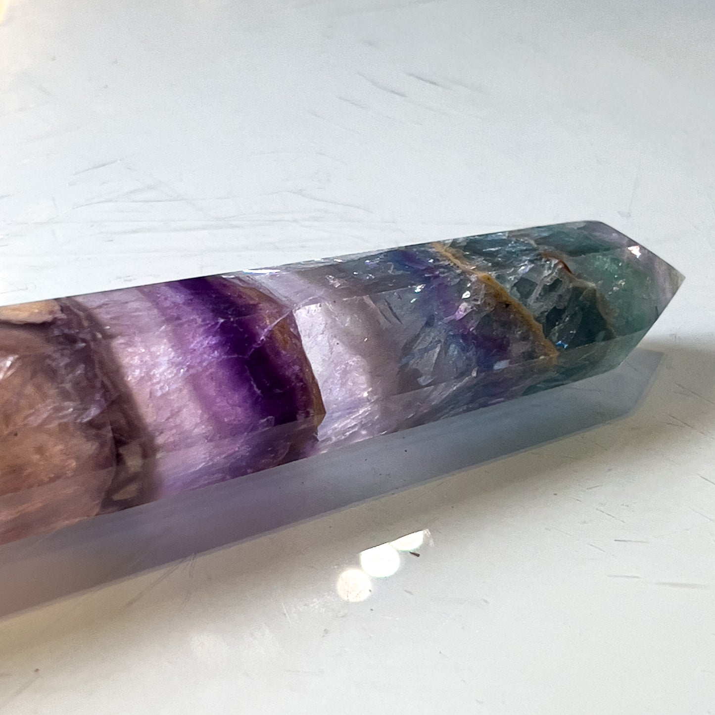 Fluorite Double Terminated Wand