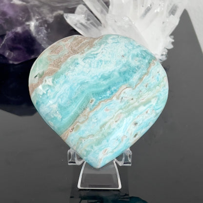 Caribbean Calcite Heart