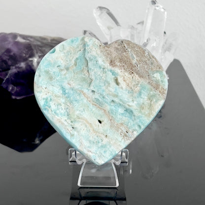 Caribbean Calcite Heart