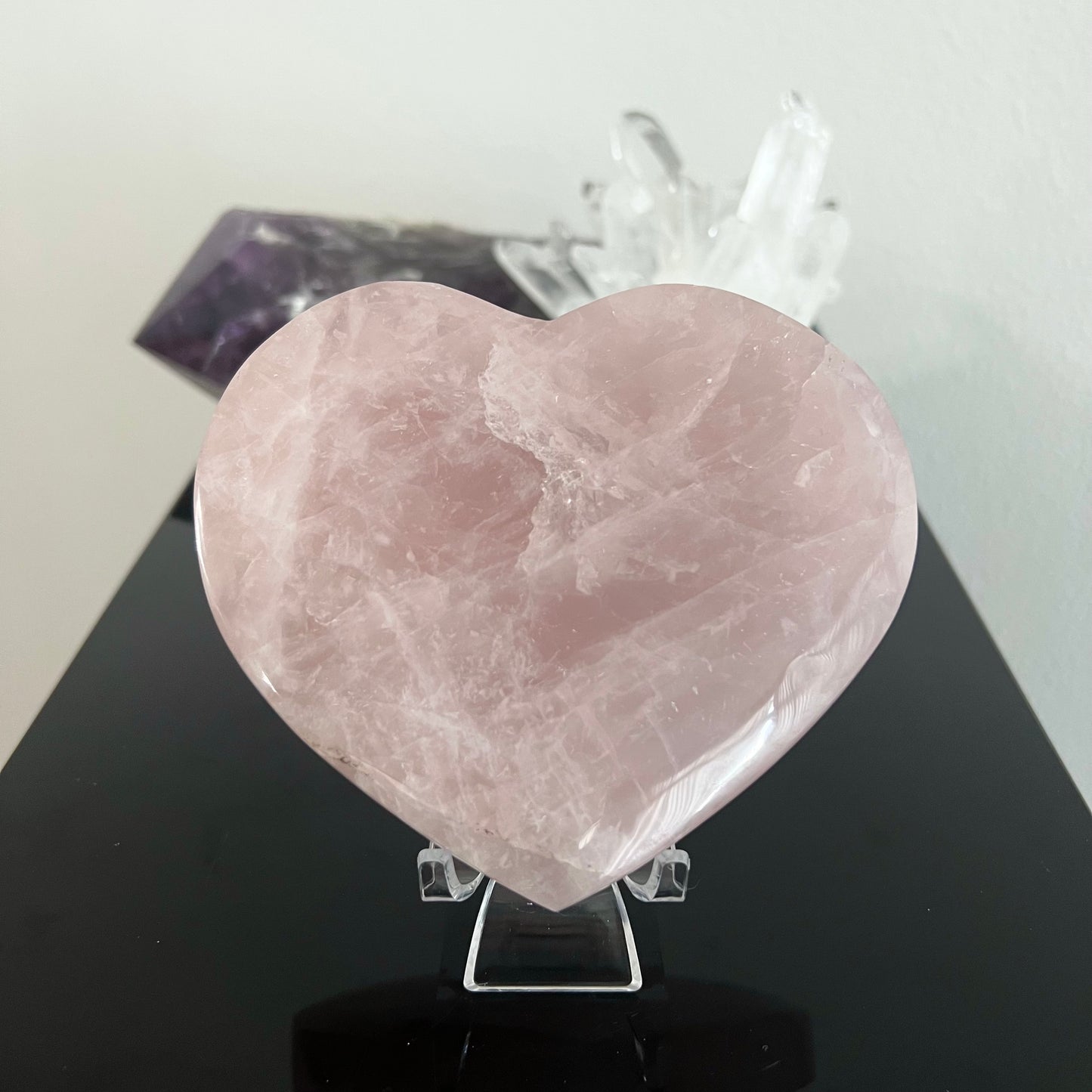 Rose Quartz Heart