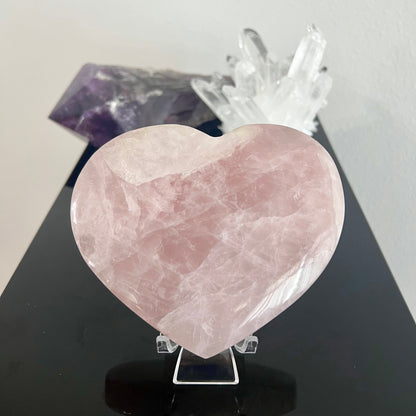 Rose Quartz Heart