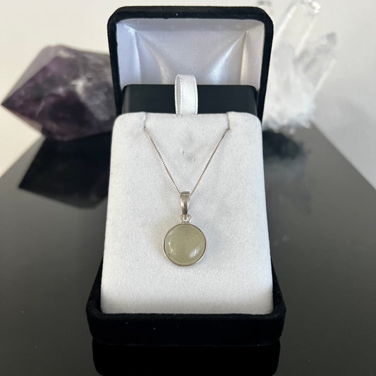 Libyan Glass Sterling Silver Necklace