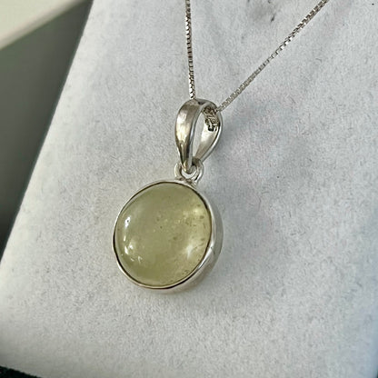 Libyan Glass Sterling Silver Necklace