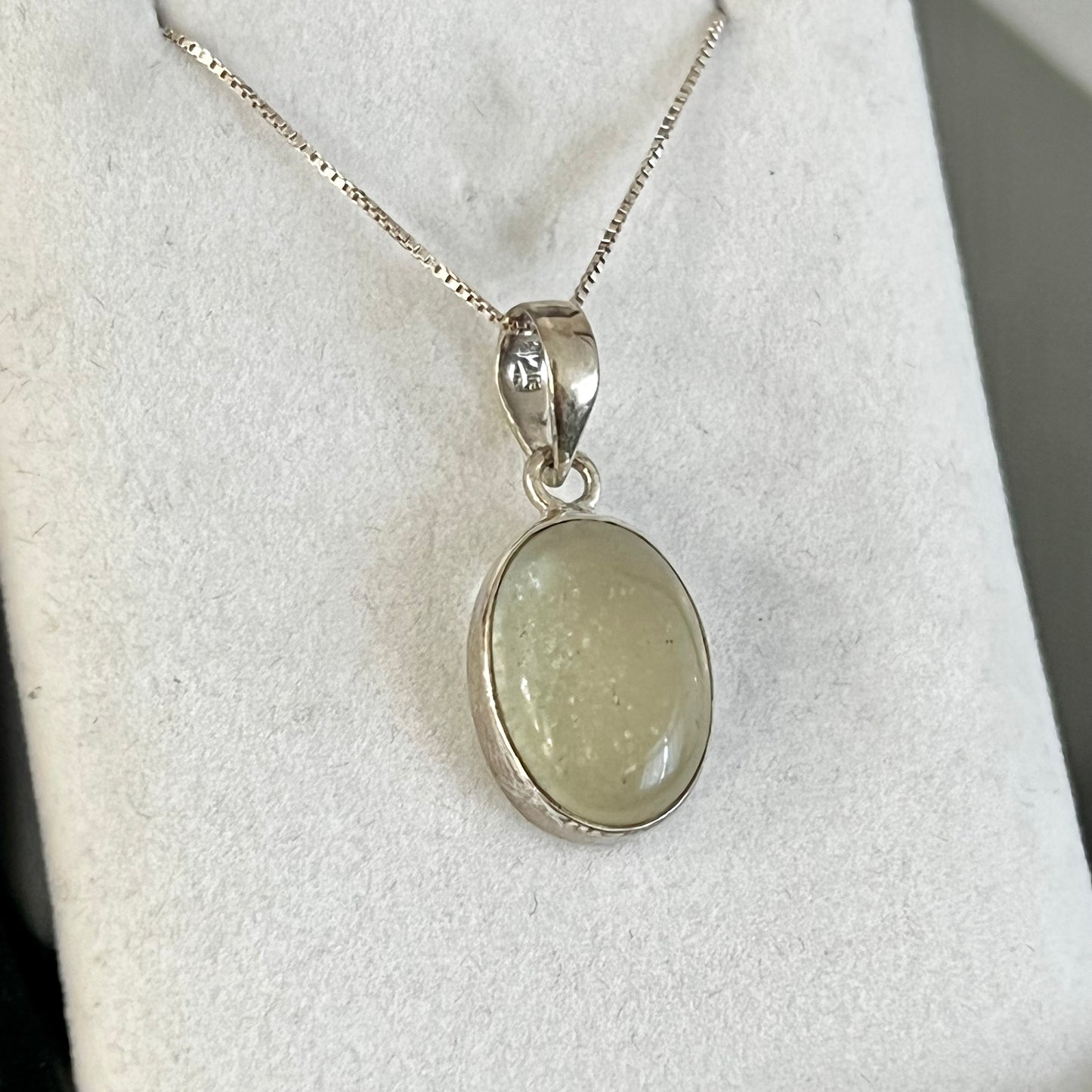 Libyan Glass Sterling Silver Necklace