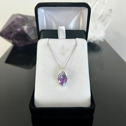 Amethyst Sterling Silver Necklace