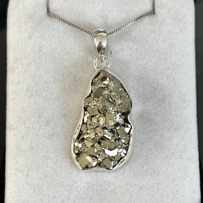 Pyrite Sterling Silver Necklace