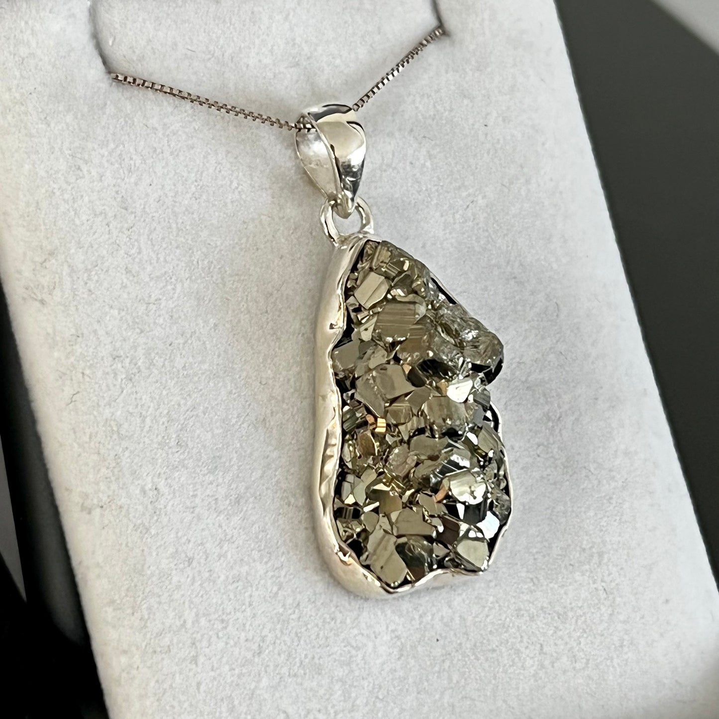 Pyrite Sterling Silver Necklace