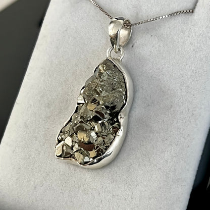 Pyrite Sterling Silver Necklace