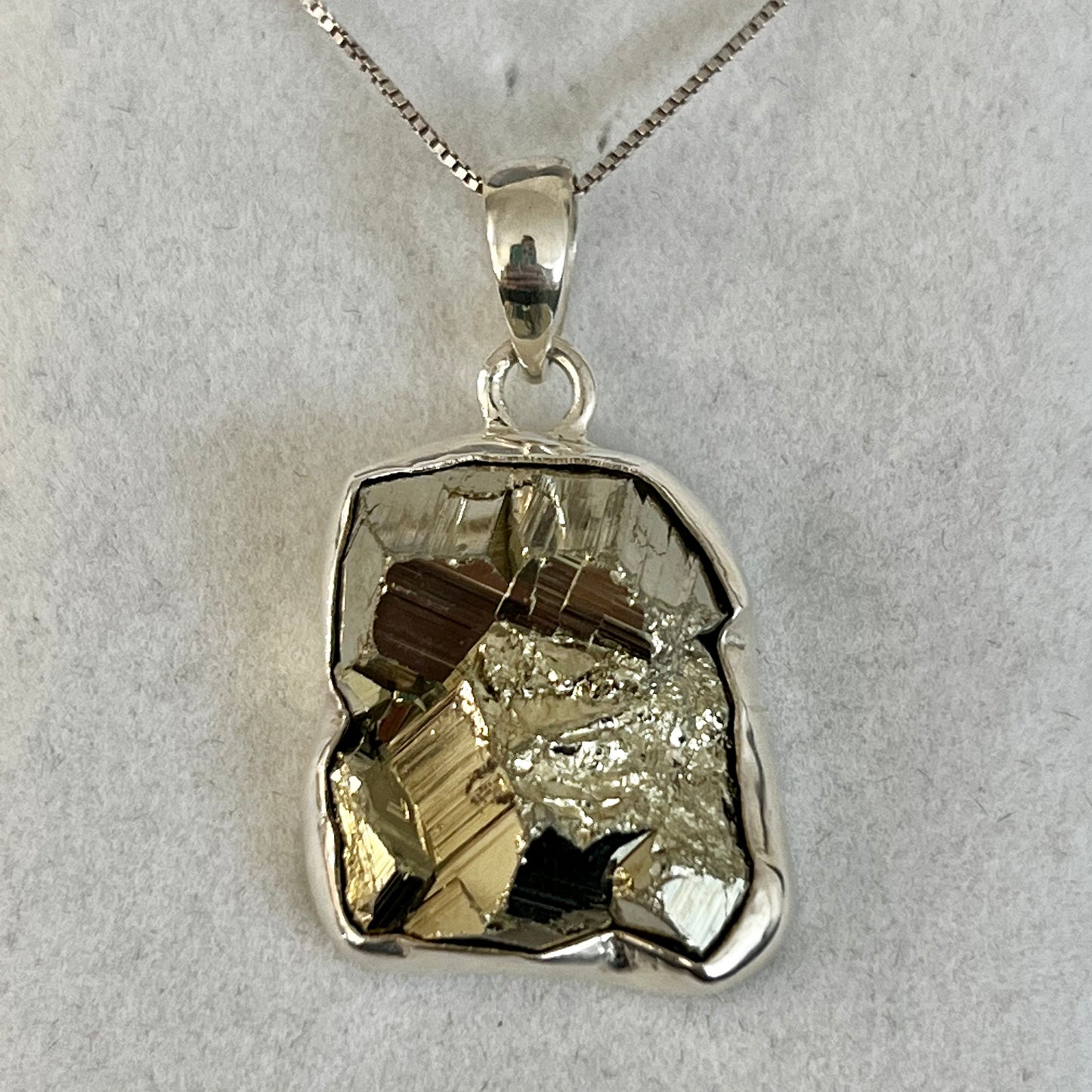 Pyrite Sterling Silver Necklace