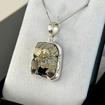 Pyrite Sterling Silver Necklace