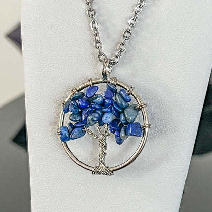 Lapis Tree of Life Necklace