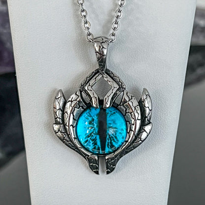 Blue Eye Stainless Steel Necklace
