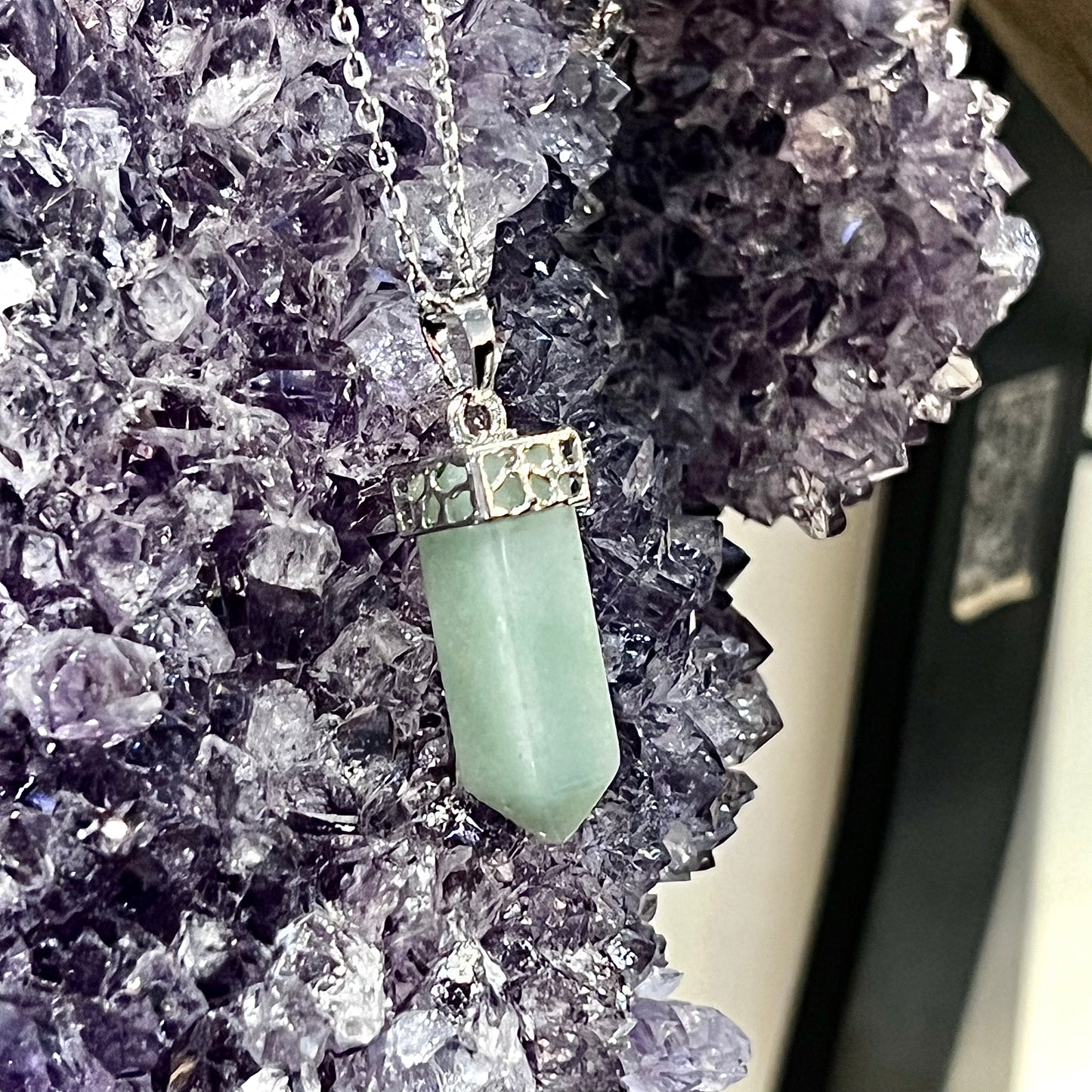 Aventurine Point Necklace