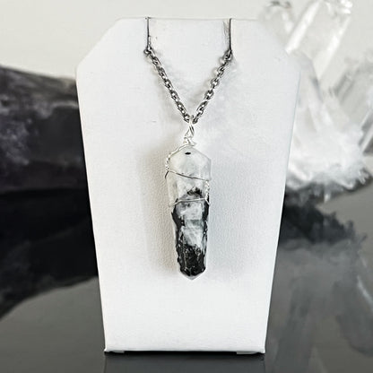 Moonstone Wrap Necklace