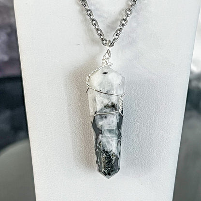 Moonstone Wrap Necklace