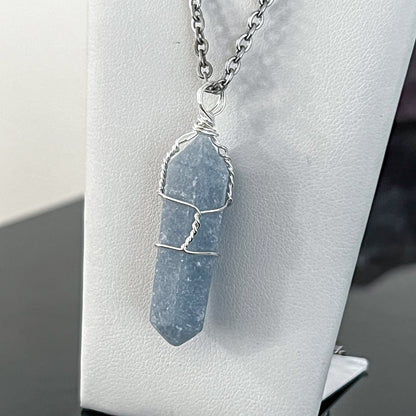 Angelite Wrap Necklace