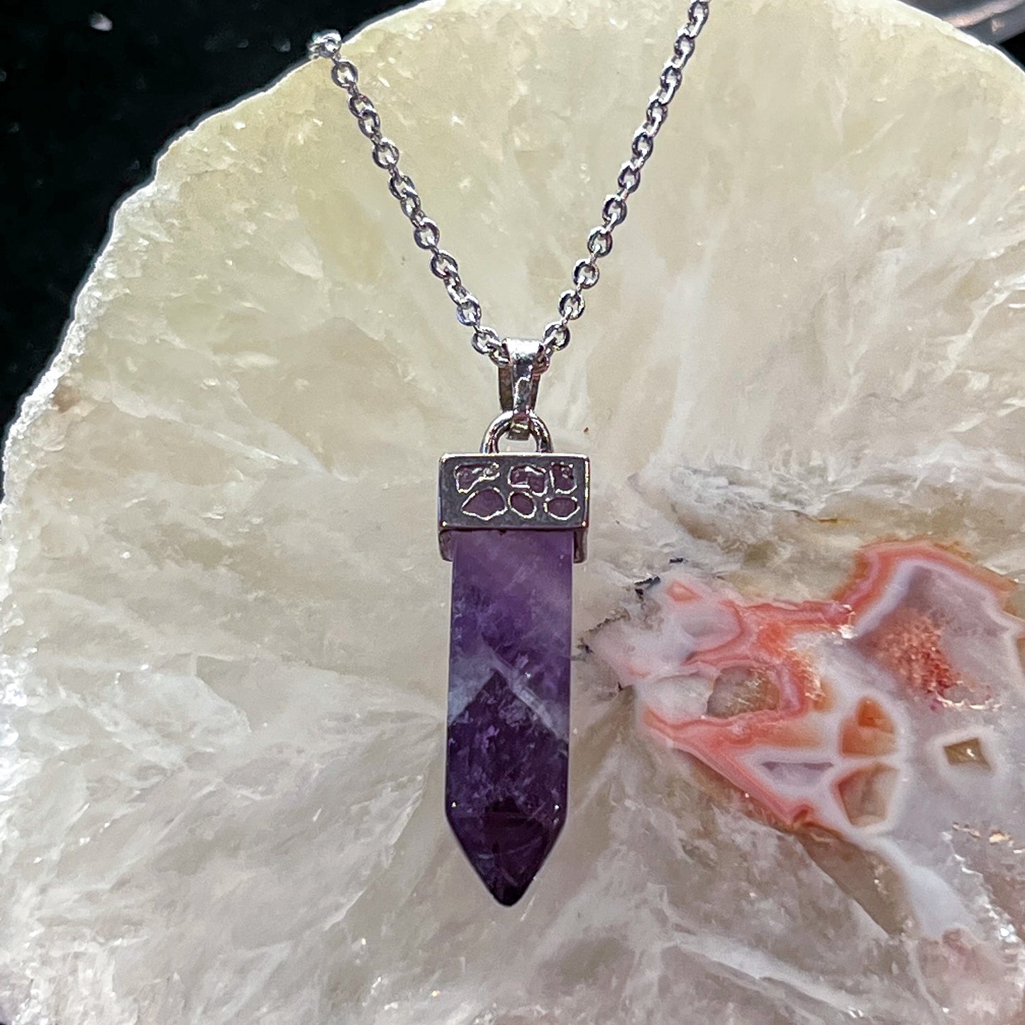 Amethyst Point Necklace (Style 2)