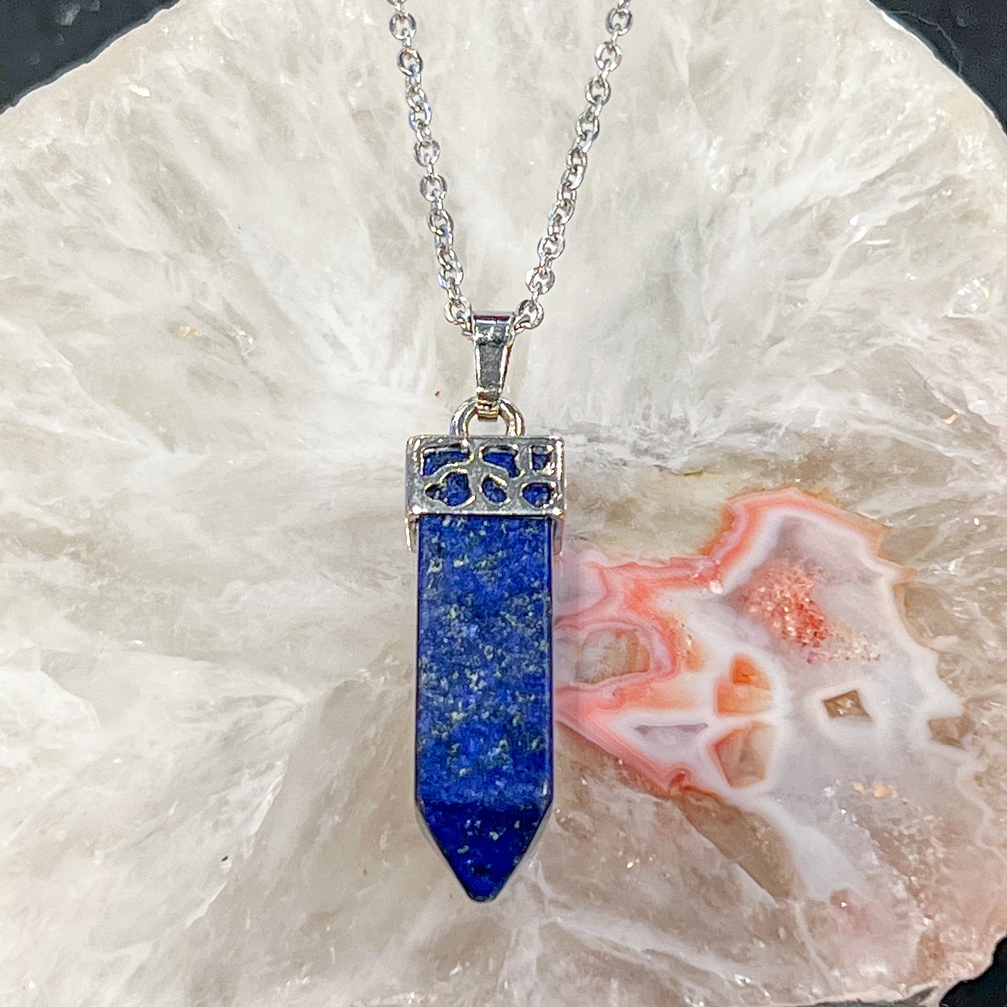 Lapis Point Necklace