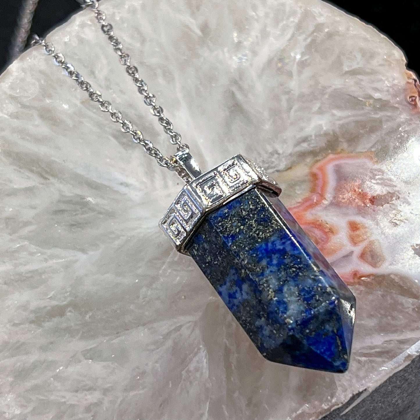 Lapis Jumbo Point Necklace