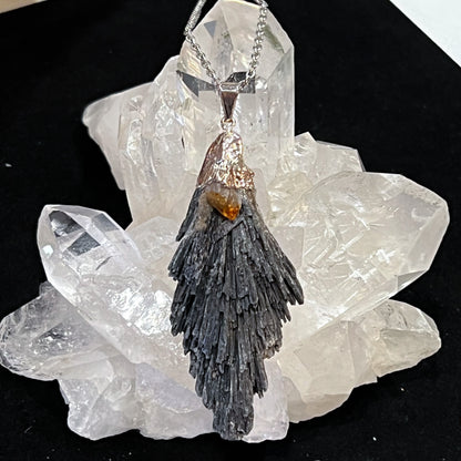 Black Kyanite & Citrine