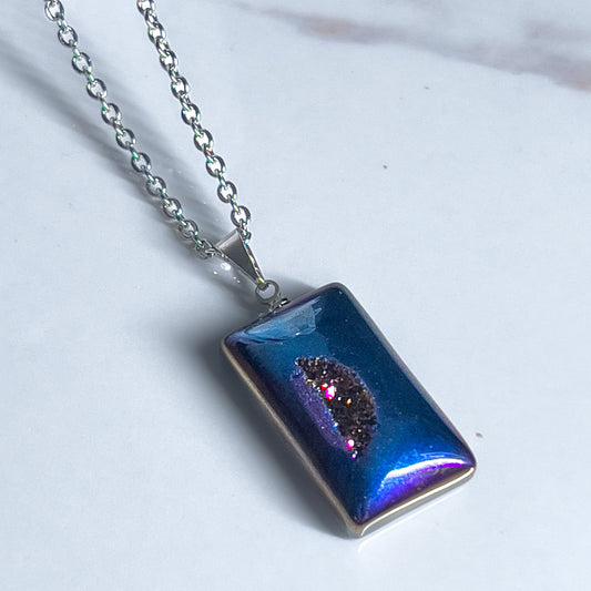 Aura Amethyst Necklace (Style 3)