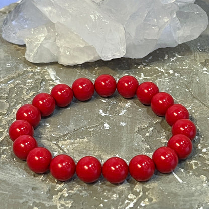 Red Coral 10mm Bracelet