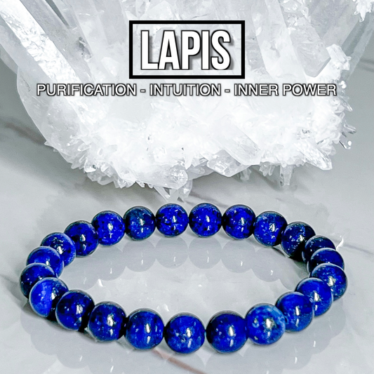 Lapis Bracelet 8mm