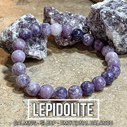 Lepidolite Bracelet 8mm