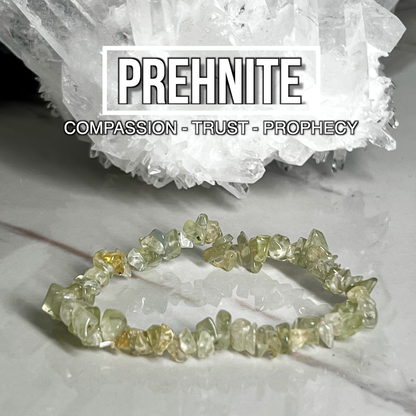 Prehnite Chip Bracelet