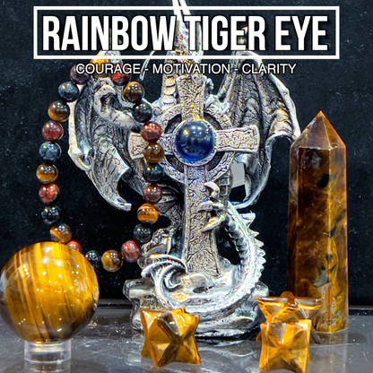 Rainbow Tiger Eye Bracelet 8mm